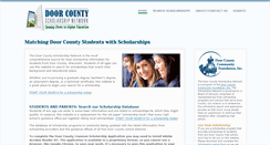 Desktop Screenshot of doorcountyscholarships.org